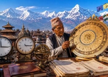 Nepal: Lives, already, in 2083 and has another calendar and time
