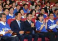 Ruling party set for landslide with wins in Seoul, Busan: exit polls