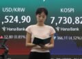 Seoul shares again dip over 4% amid US-Iran tensions, tech sell-off; won down