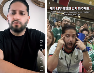 Mexican guild chief apologizes for racist ‘slant-eye’ gesture at World Cup