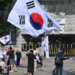 Opposition polls above ruling party for first time during Lee’s tenure