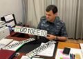 Fake license plates seized at Dushanbe airport