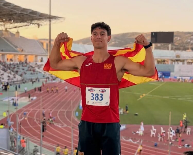Ognen Stefanovski set a new national record in the decathlon