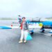 Taiwanese pilot flies around the world in nine days