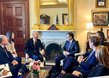 Han Kuo-yu discusses trade, deeper ties with US