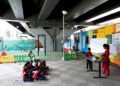 India flyover school offers lifeline to street children