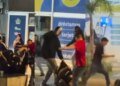 A 21-year-old young man ended up injured after suffering a brutal beating outside a dance club in Rivera
