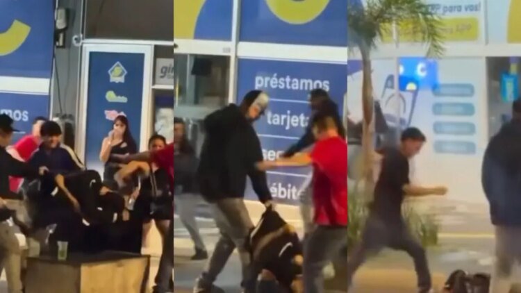A 21-year-old young man ended up injured after suffering a brutal beating outside a dance club in Rivera