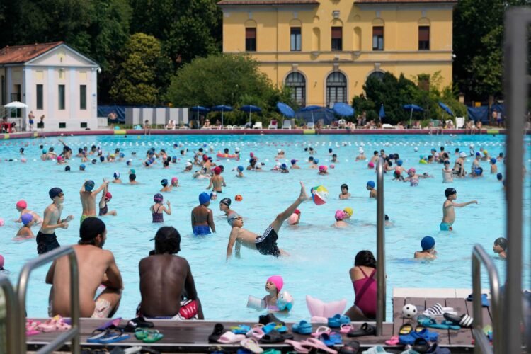 Western Europe bakes under a ‘heat dome’ as temperatures climb and authorities warn of health risks