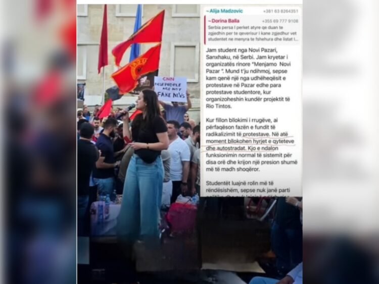 Student from Serbia, organizer of protests in Tirana: I have experience, we paralyzed Belgrade. Social pressure increases due to road blockages – Shqip.com