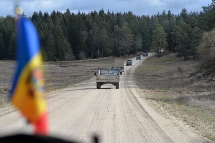 Movement of military equipment from Chisinau to Cahul. Scheduled exercises will take place in June