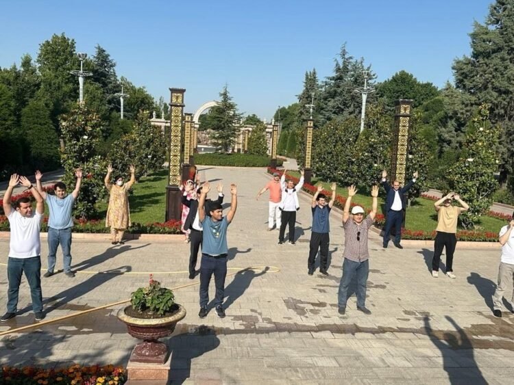 Tajikistan introduced mandatory 20-minute exercise at work
