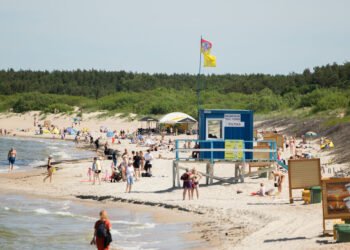 Palanga and Klaipėda lifeguards warn: swimming is dangerous, currents can carry you away