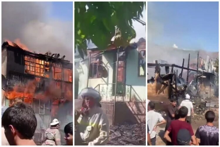 “16 apartments were completely destroyed.” Authorities named the cause of the fire in a residential building in Nurek