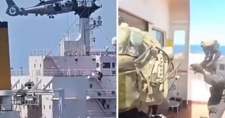 France detained a Russian tanker: see what the operation looked like