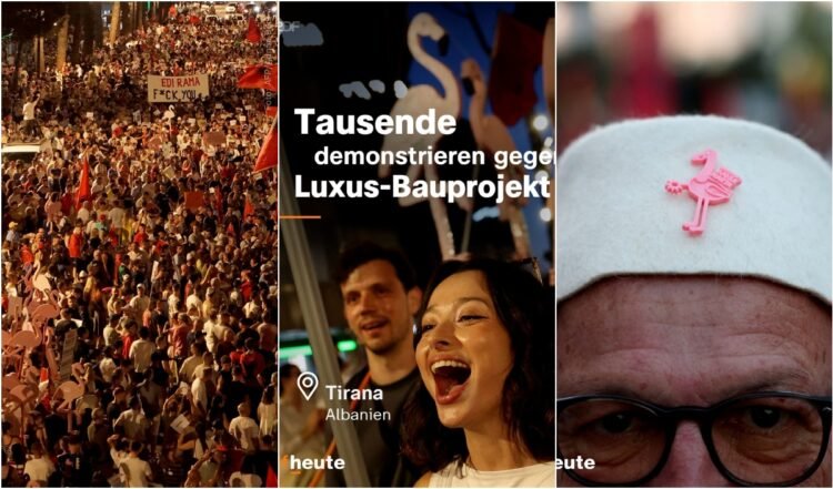 Prestigious German media, ZDF: Thousands of Albanians have been protesting against Edi Rama for a month, accusing him of corruption and demanding his resignation