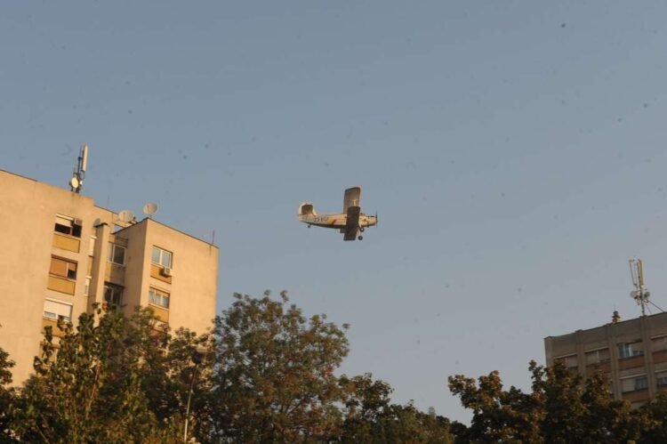 This weekend will be sprayed against mosquitoes