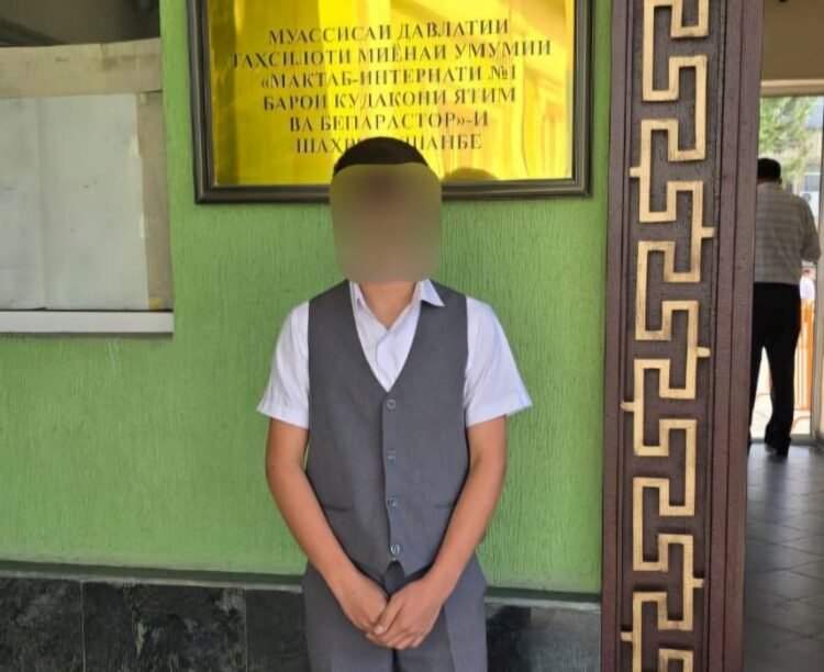 In Dushanbe, another child was removed from his family and sent to a boarding school