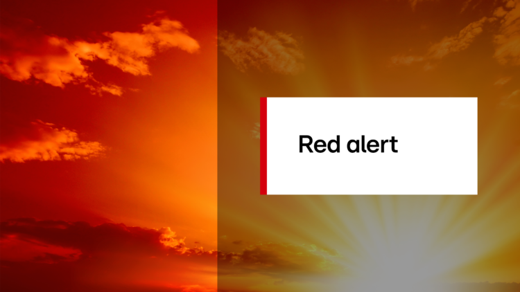 For National Day: Red alert issued for extreme heat from midday on Monday