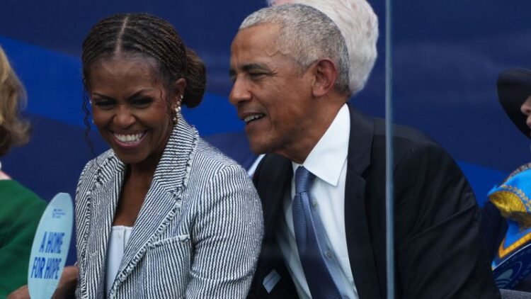 Obama urges resistance to ‘cynicism and despair’ during presidential center opening ceremony