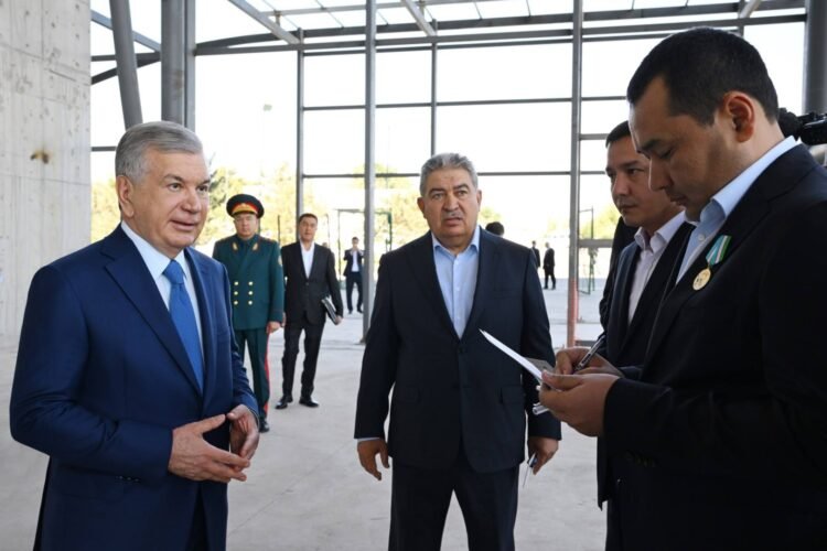 President Mirziyoyev visits Namangan to review strategic airport dev’t