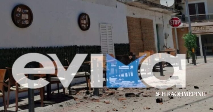 Earthquakes in Evia: Landslides and damage to roads, houses and shops