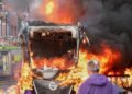 Night of anti-immigrant violence in Belfast: Houses and cars set on fire. – “Racial pogrom”