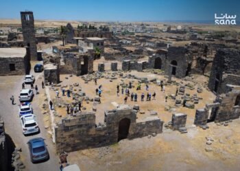 Spain’s envoy tours ancient Bosra al-Sham, highlights Syria’s archaeological heritage