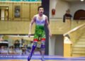 Idris Bakhromov won silver at the Asian Beach Wrestling Championship