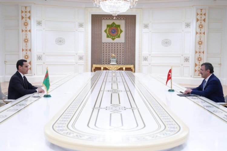 Turkmen president receives Turkish vice president