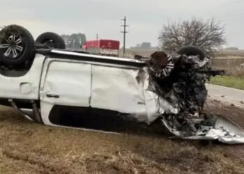 Four people died in a head-on collision between a truck and a car