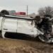 Four people died in a head-on collision between a truck and a car