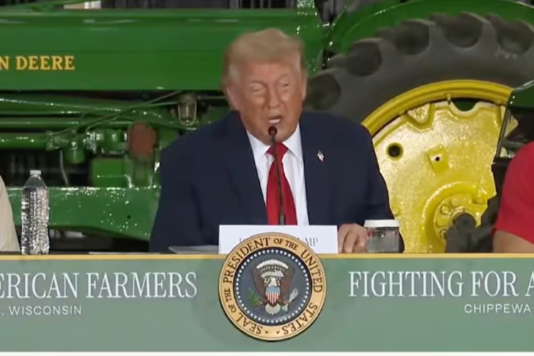 Video: Trump downplays Iran war, calls it ‘practice’ during Wisconsin event