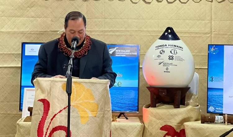 Second international undersea cable, ‘Tu‘i Vava‘u’, launched in landmark ceremony