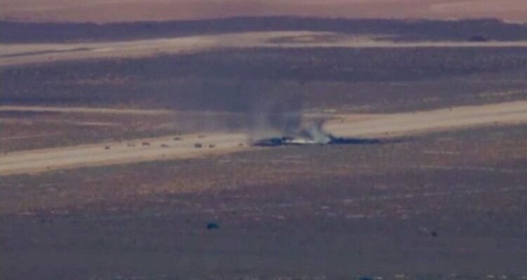 US bomber crashed shortly after takeoff