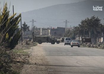 Israeli forces conduct an incursion into Kudna town in the Quneitra countryside