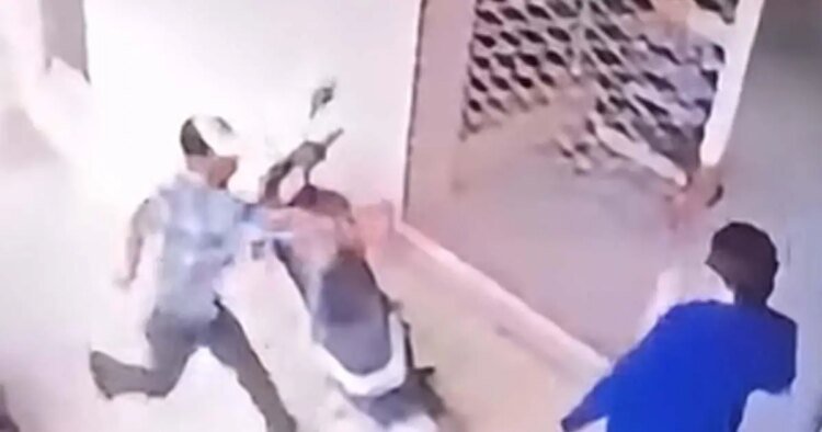 Video of the moment in which the hitman tries to shoot the lawyer in El Progreso, Yoro