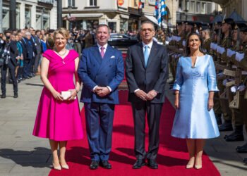 Welcomed by Grand Duke Guillaume: Portuguese president and prime minister begin historic official visit to Luxembourg