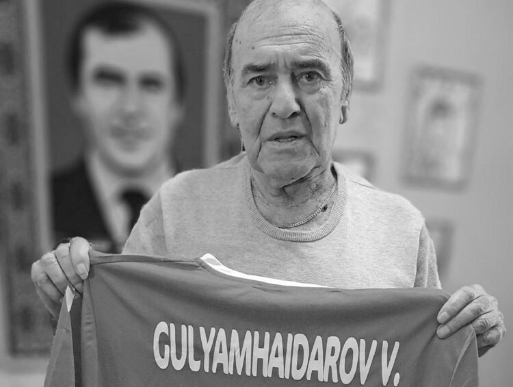 Vladimir Gulyamkhaidarov, a legendary football player and coach, has died