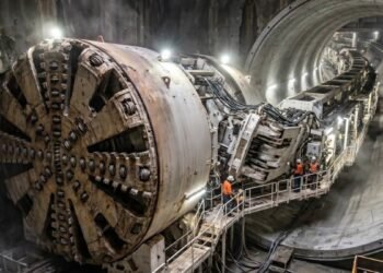They will change the fate of the city with a tunnel boring machine the size of a 4-storey building.