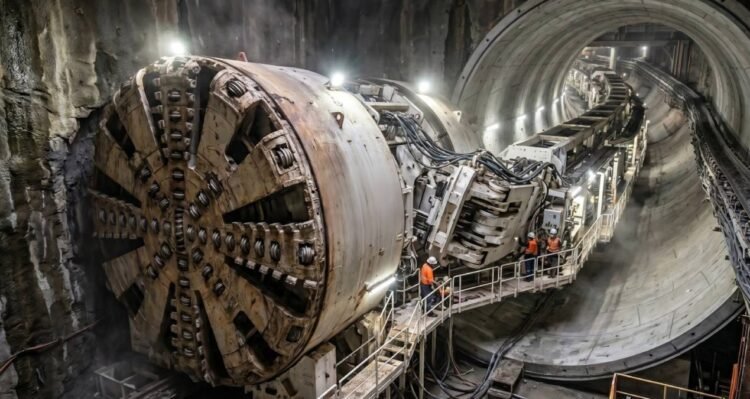 They will change the fate of the city with a tunnel boring machine the size of a 4-storey building.