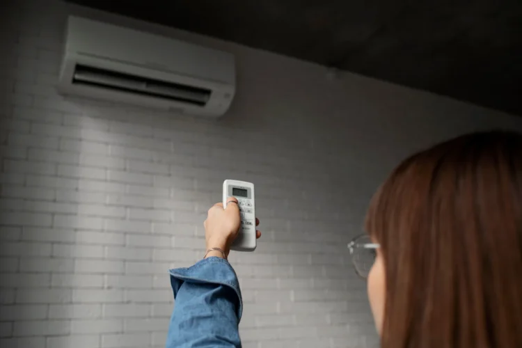 This option on the air conditioner cools the rooms faster and consumes significantly less electricity