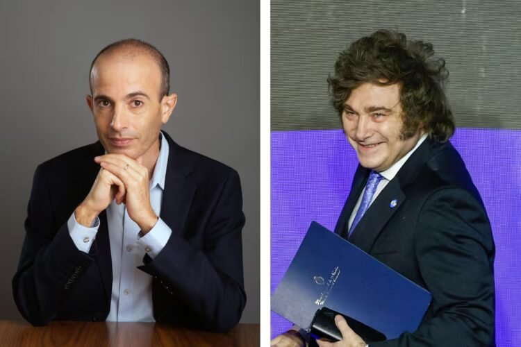 Yuval Harari questioned Milei about his initiative to create non-human companies with AI and the President responded