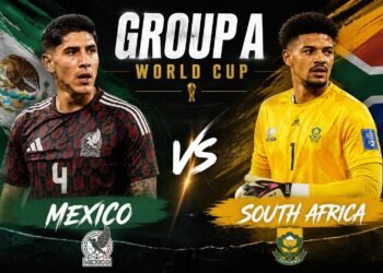 Mexico and South Africa raise the curtain on the World Cup — the start is identical to the WC 2010, but there are no vuvuzelas