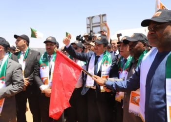 Historic event.. Launching works on the Algerian part of the Trans-Saharan gas pipeline project