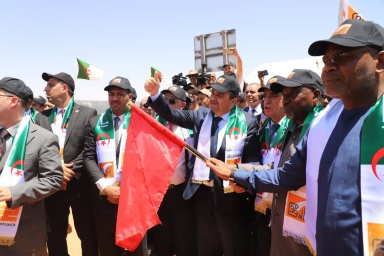 Historic event.. Launching works on the Algerian part of the Trans-Saharan gas pipeline project