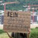 Activists protesting new data centre in eastern Switzerland relocate base camp