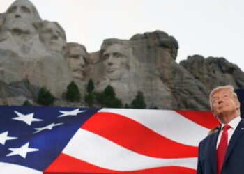 At Mount Rushmore, Trump Veers From Patriotism to ‘Communism’