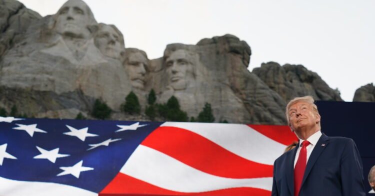 At Mount Rushmore, Trump Veers From Patriotism to ‘Communism’