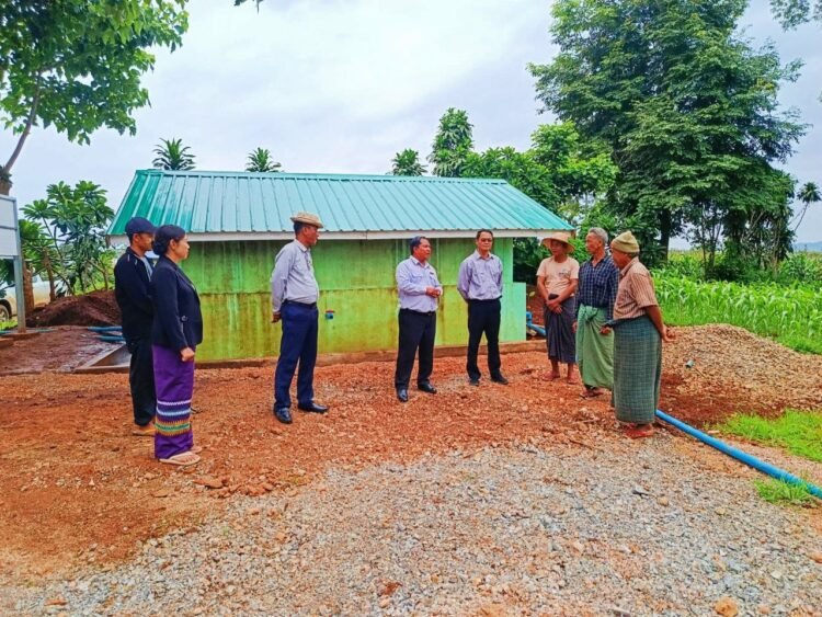 Nawnghkio’s rural water supply work completed